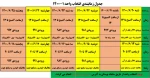 زمانبندی انتخاب واحد 1-1400 2