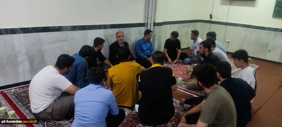 دیدار دوستانه مسئولین با دانشجویان خوابگاه آموزشکده ملی مهارت شهید جباریان 3