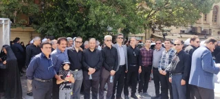 حضور همکاران آموزشکده ملی مهارت شهید جباریان در تشییع پیکرپاک سردارسپهبد علی شادمانی