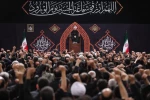 مراسم عزاداری شب عاشورای حسینی‌ علیه‌السلام  با حضور حضرت آیت‌الله خامنه‌ای رهبر انقلاب اسلامی در حسینیه امام خمینی (ره) برگزار شد. 2